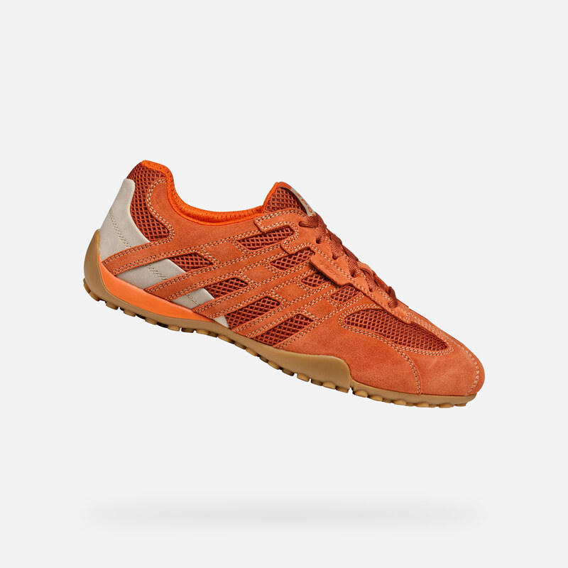 Oranžové pánské tenisky Geox Snake Original - Pánské