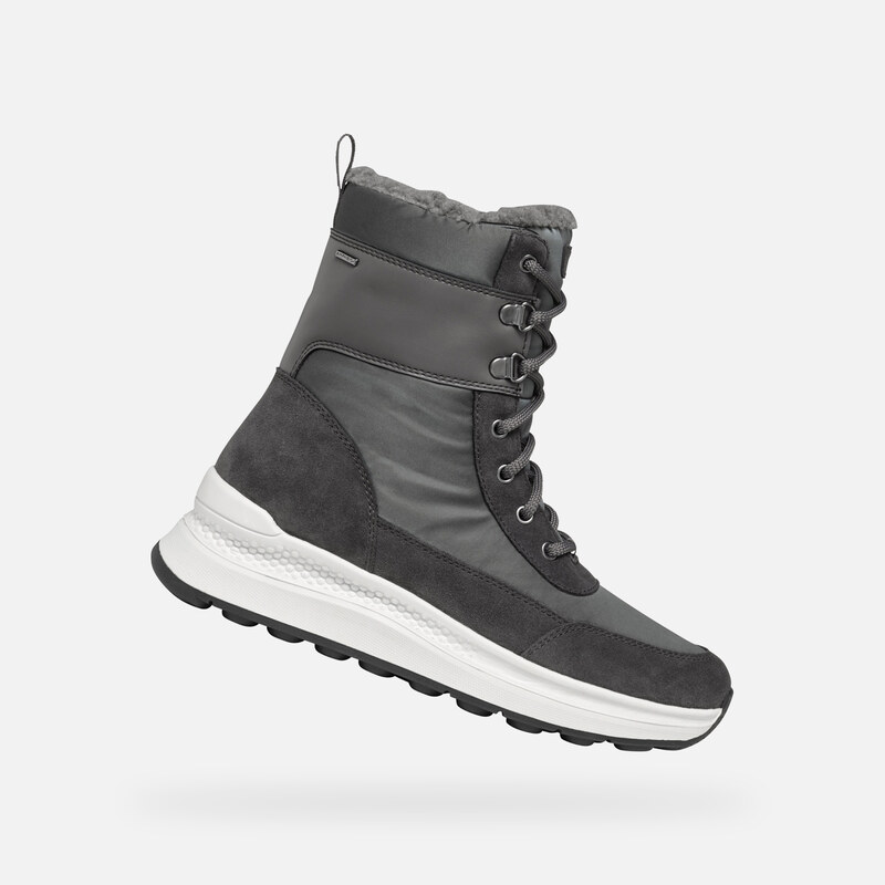 Šedá dámská kotníková obuv Geox Spherica Actif X2 - Dámské 106997068