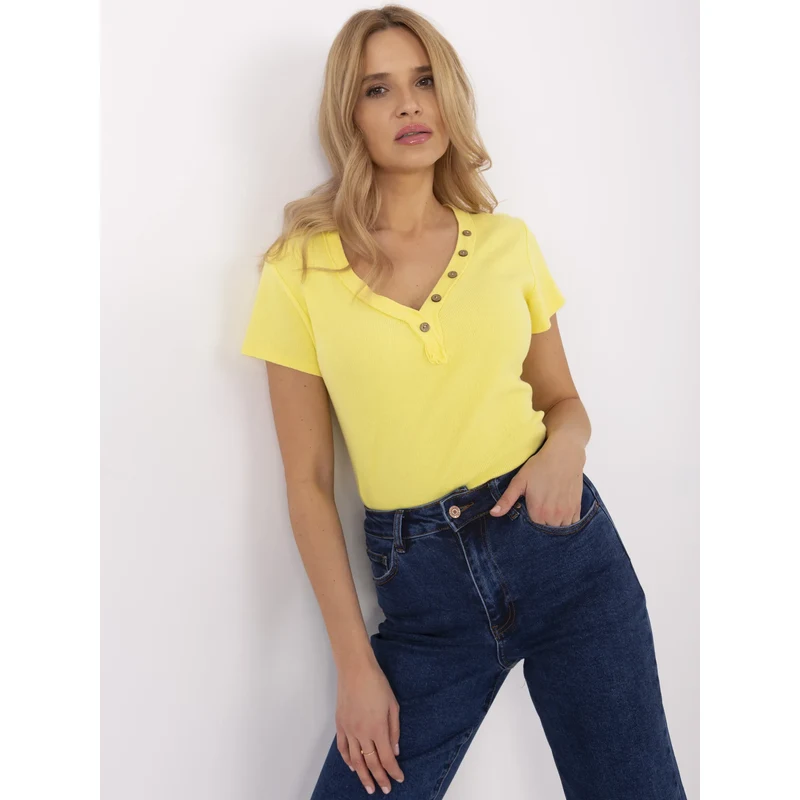 Italy Moda Blouse-DHJ-BZ-25168.00-yellow