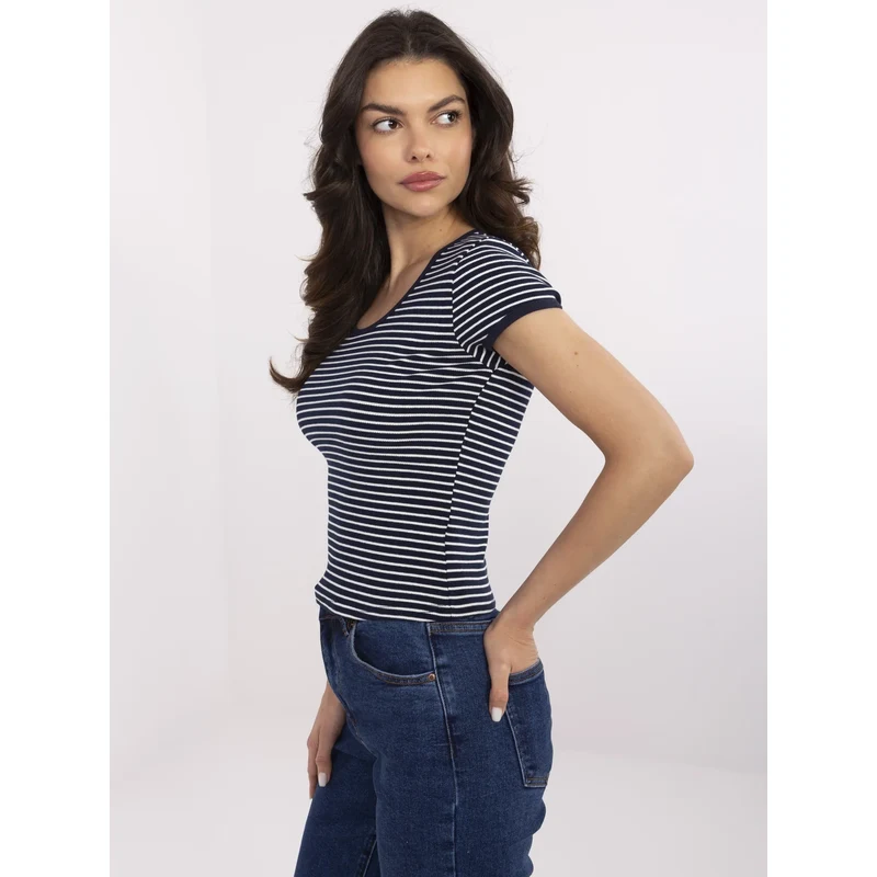 Jean Louis Francoise Blouse-NM-BZ-R61850.34-navy blue