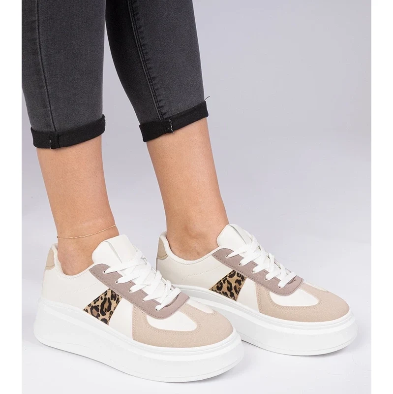 Gemre Brown platform sneakers Mishel