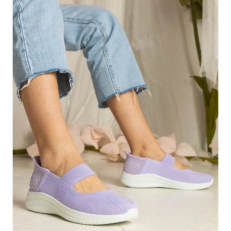 Gemre Purple womens sneakers on embossed sole Muratti