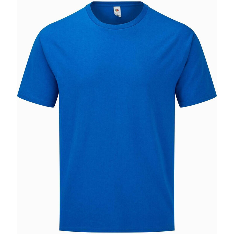 Mens Blue T-Shirt Iconic Classic Fruit Of The Loom