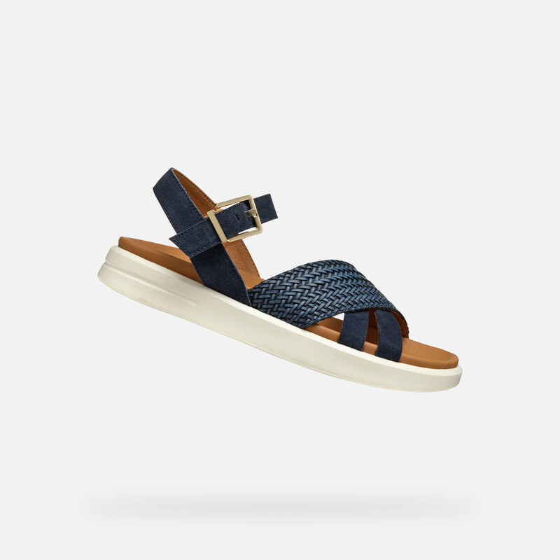 Tmavě modré dámské sandály Geox XAN2S - Dámské 106667840