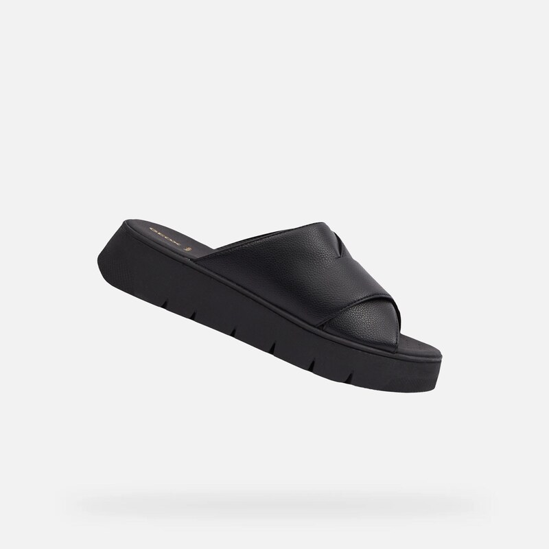 Černé dámské pantofle Geox Dandra 40 - Dámské 106999204