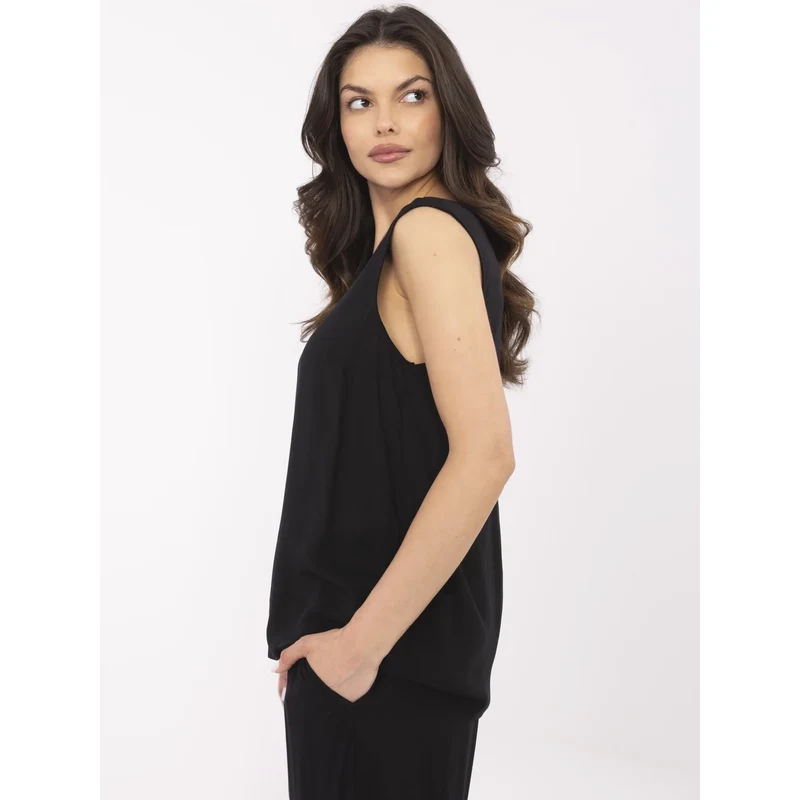 Sublevel Blouse-D73761M11218A-black