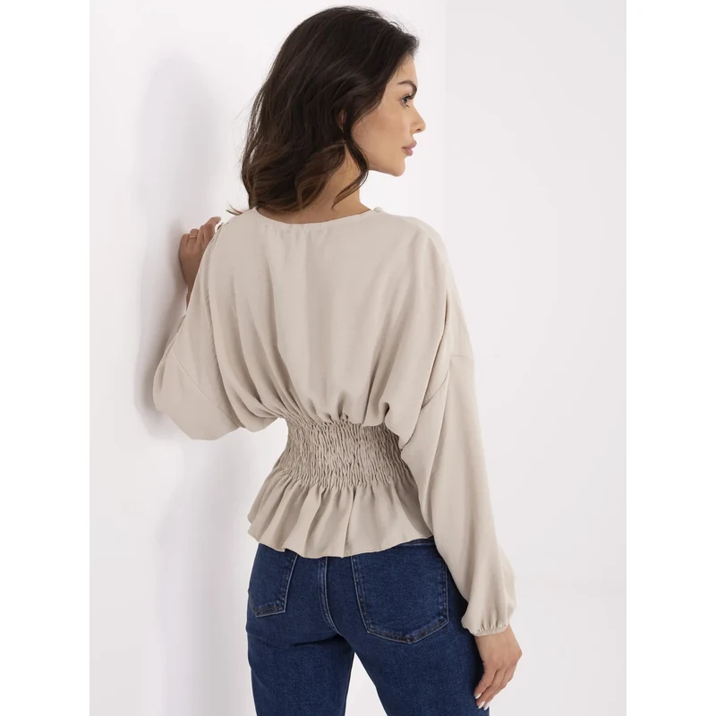 Sublevel Blouse-D50021F11088A-beige