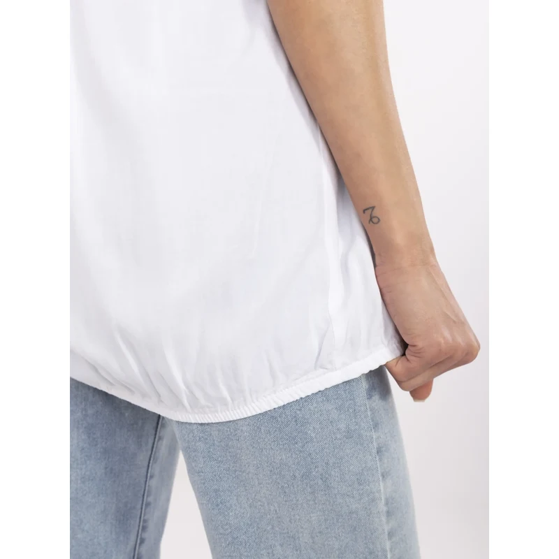 Sublevel Blouse-D73761M11173A-white