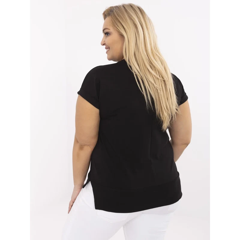 RELEVANCE Blouse-RV-BZ-A542.12P-black