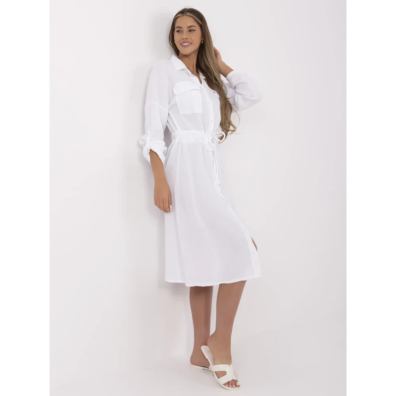 Italy Moda Dress-MI-SK-91166.73-white