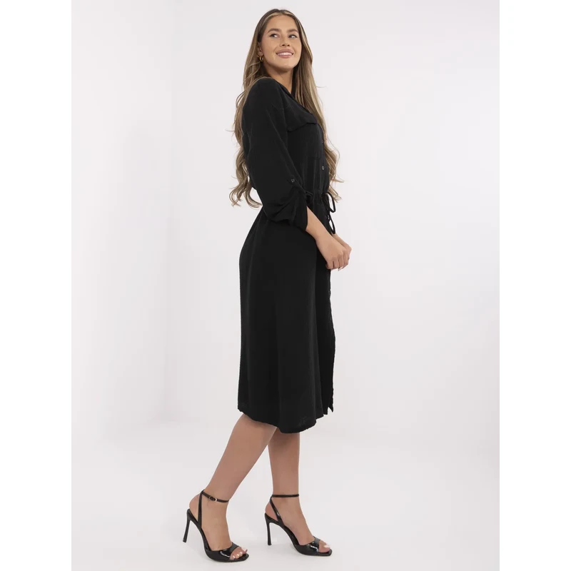 Italy Moda Dress-MI-SK-91166.73-black