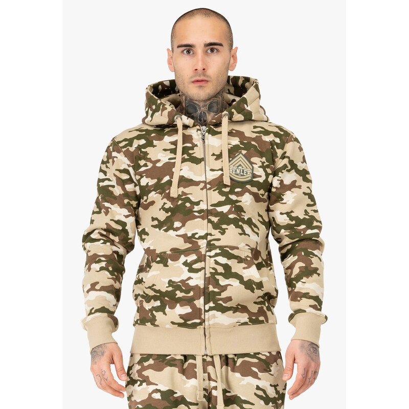 Benlee Mens hooded zipsweat jacket
