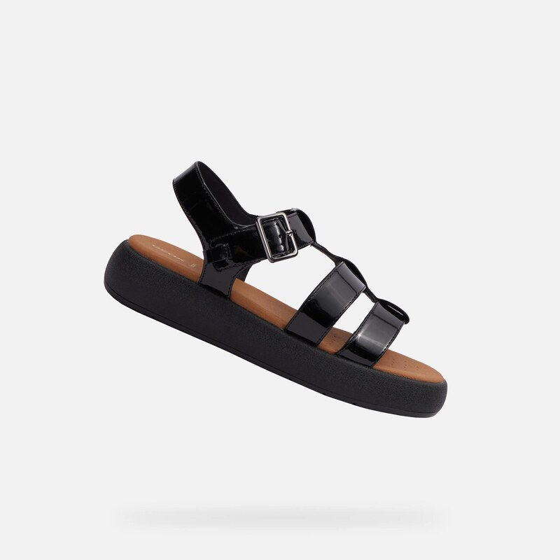 Černé dámské sandály Geox Camalei - Dámské 107000997