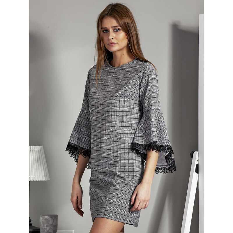 Italy Moda Dress-MI-SK-17331.91-black-white