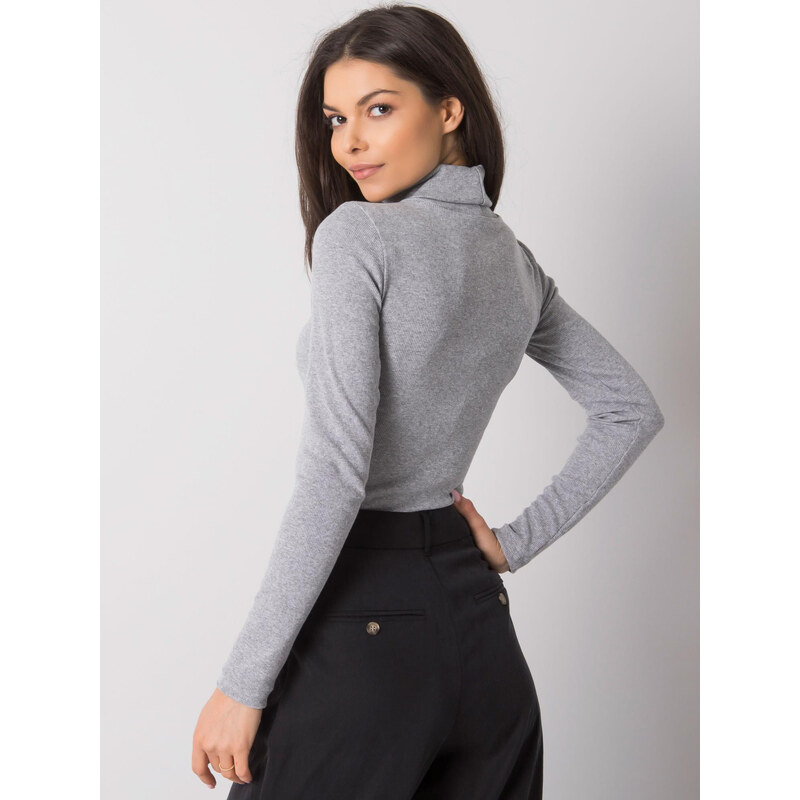 RUE PARIS Blouse-RV-BZ-7182.01P-grey