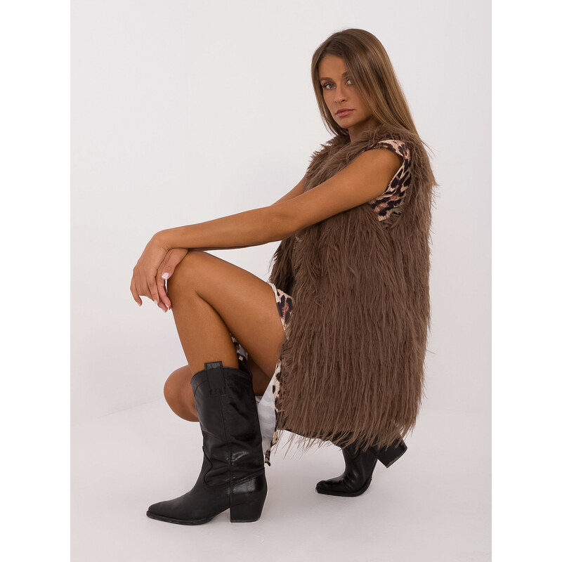 Wool Fashion Italia Dámská vesta AT-KZ-2349-1.17 Wool