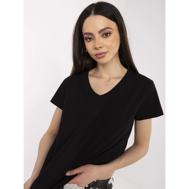 BASIC Feel Good T-shirt-CLM-TS-1639.12-black