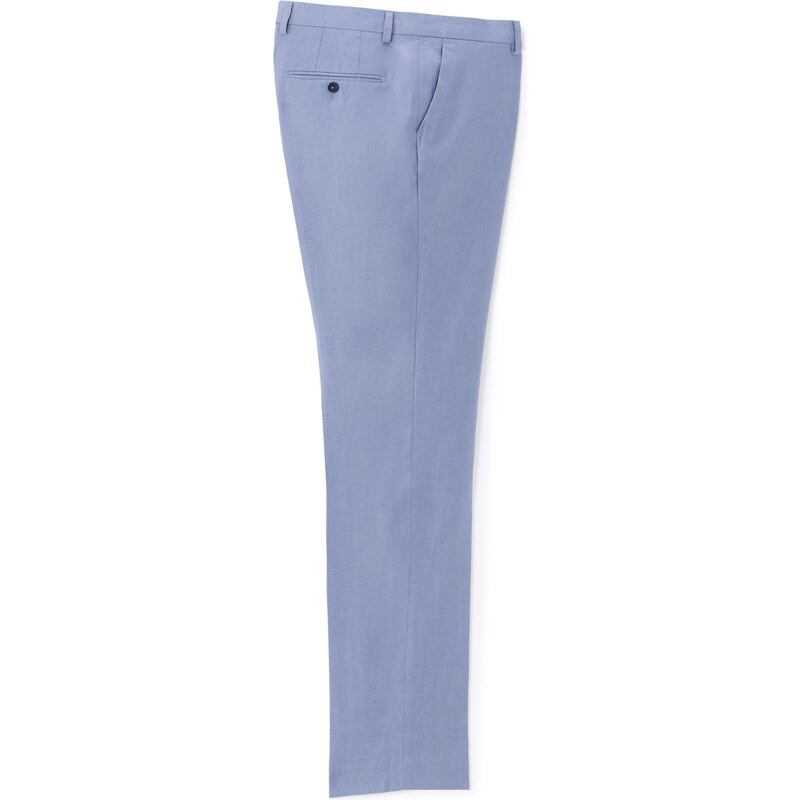 Celio Lněné společenské kalhoty Bohot2 - Pánské
