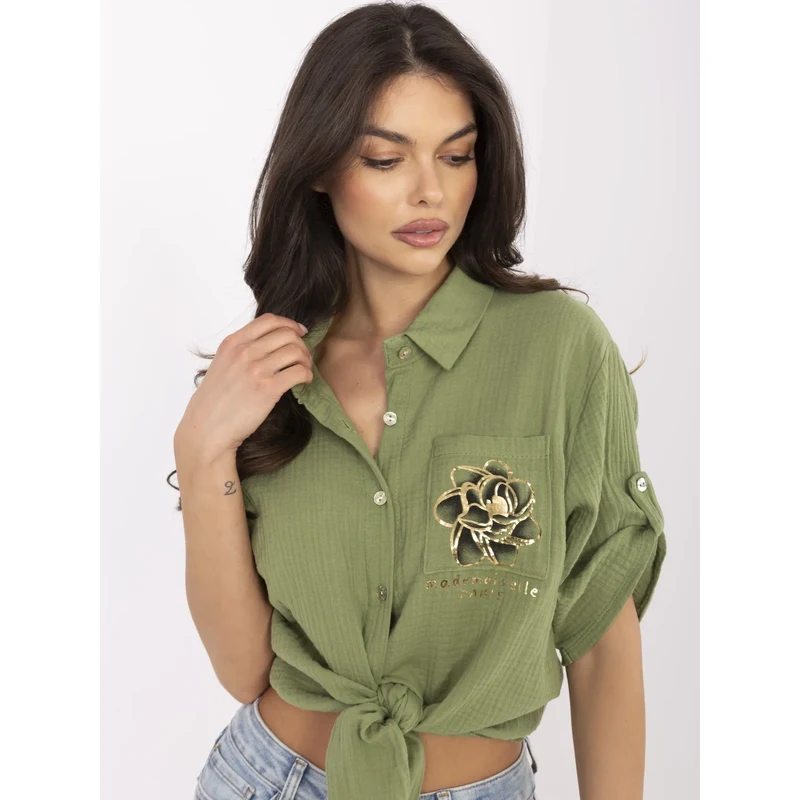 Italy Moda Shirt-DHJ-KS-8595-1.66-khaki