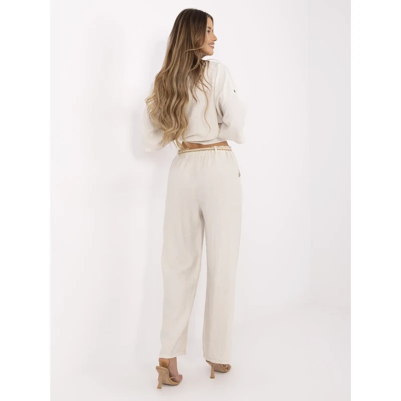 Italy Moda Trousers-MI-SP-6560.73P-light beige