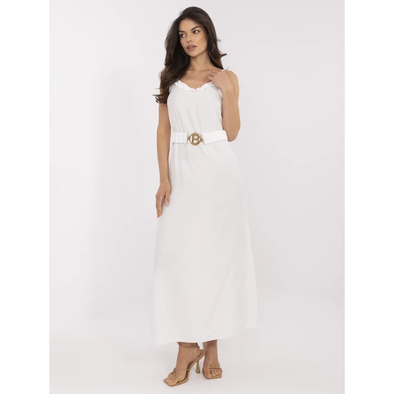 Italy Moda Dress-MI-SK-A6401.00-ecru