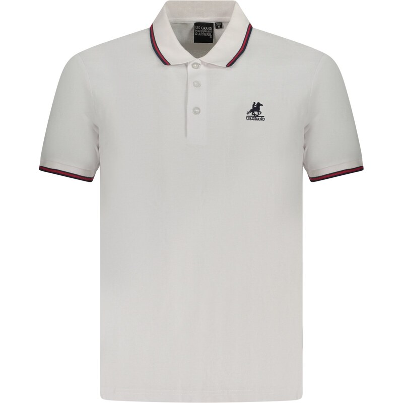 U.S. GRAND Pánské bílé polokošile US Grand Polo