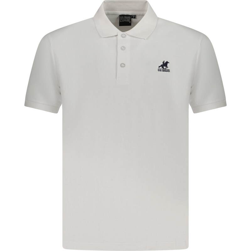 U.S. GRAND Pánské bílé polo triko