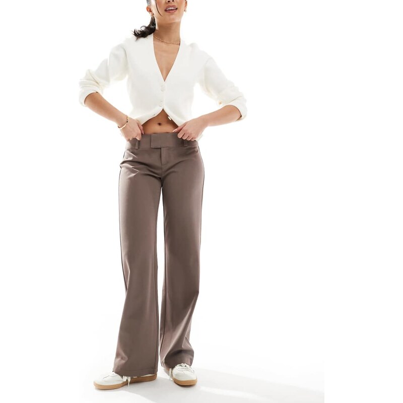 Cotton On low rise cargo pant in taupe-Neutral 107519255