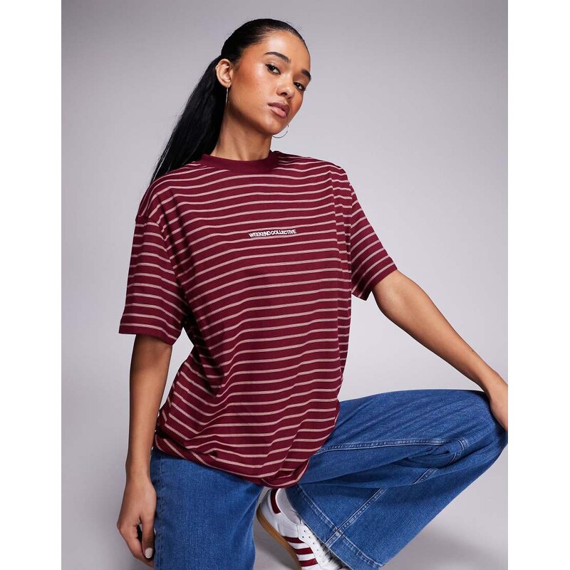 ASOS Weekend Collective Weekend Collective oversized t-shirt in 107371983