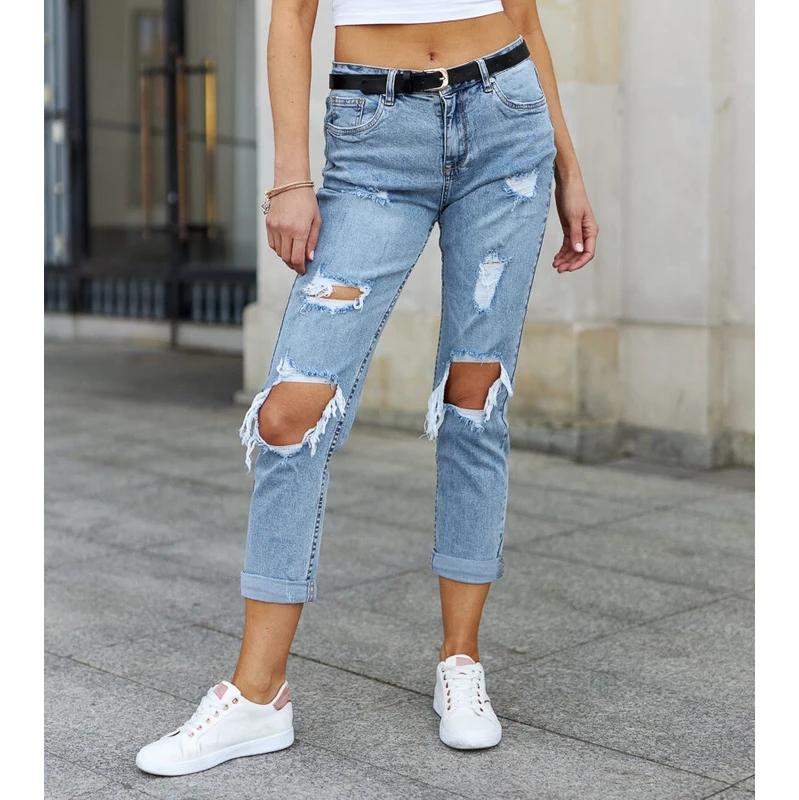 Gemre Mom fit distressed jeans Moretta