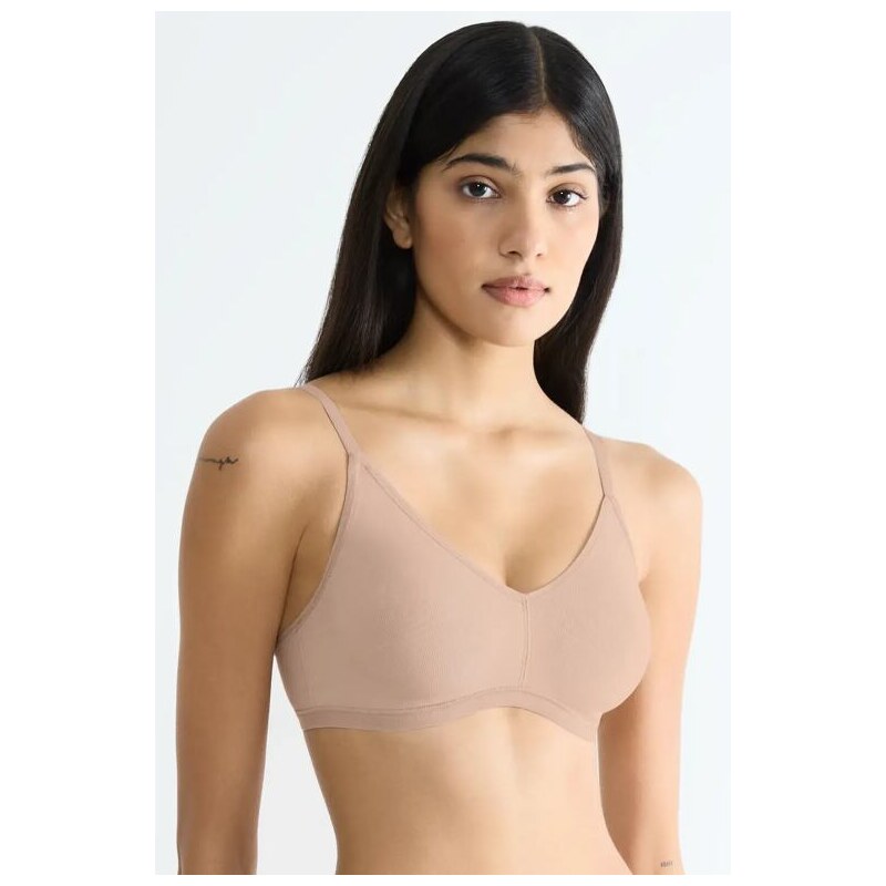 Sloggi Bavlněná podprsenka organic GO Daily Cotton béžová 107357831
