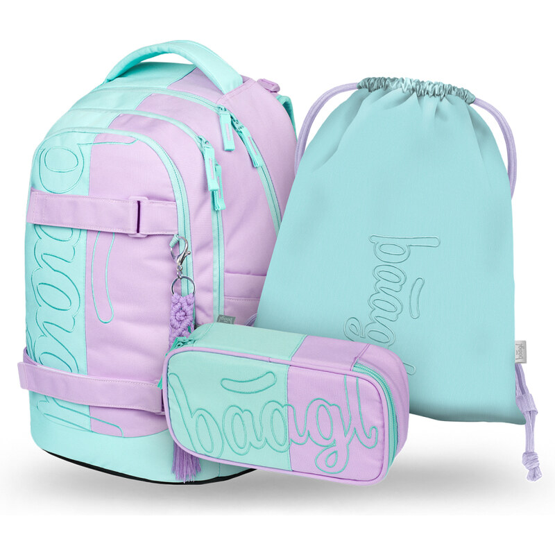 BAAGL SET 3 Skate max Sweet: batoh, penál, sáček