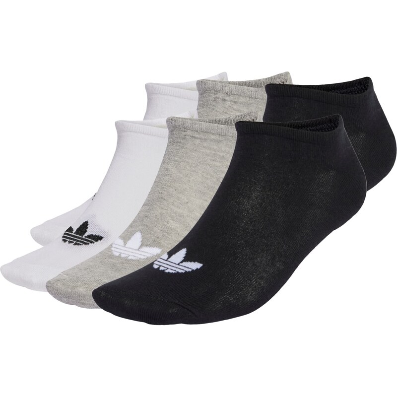 ADIDAS ORIGINALS Ponožky Liner 6 Pairs šedý melír / černá / bílá