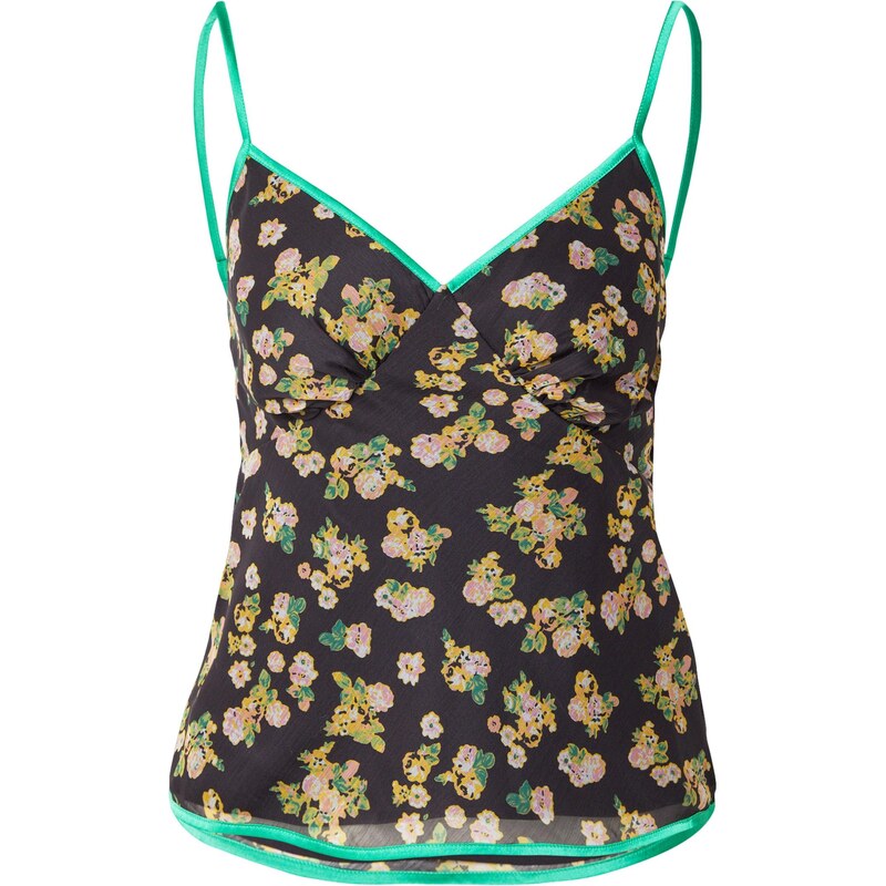 TOPSHOP Top žlutá / šeříková / černá / bílá 109427402