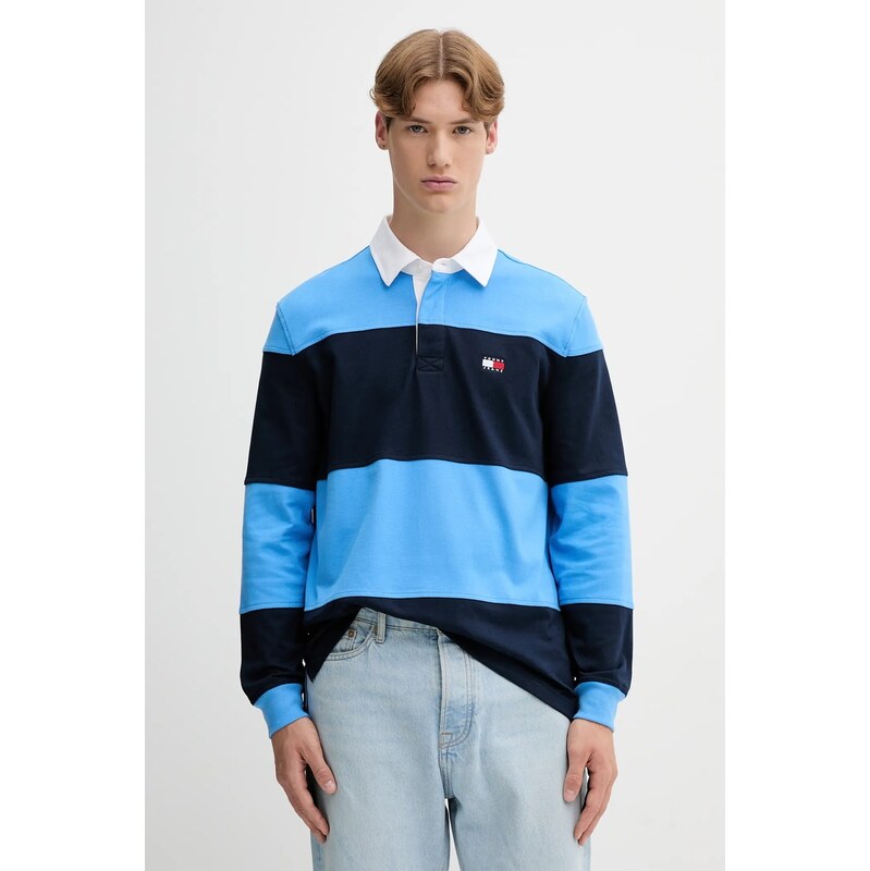 Tommy Jeans Bavlněné tričko s dlouhým rukávem Tommy Jeans