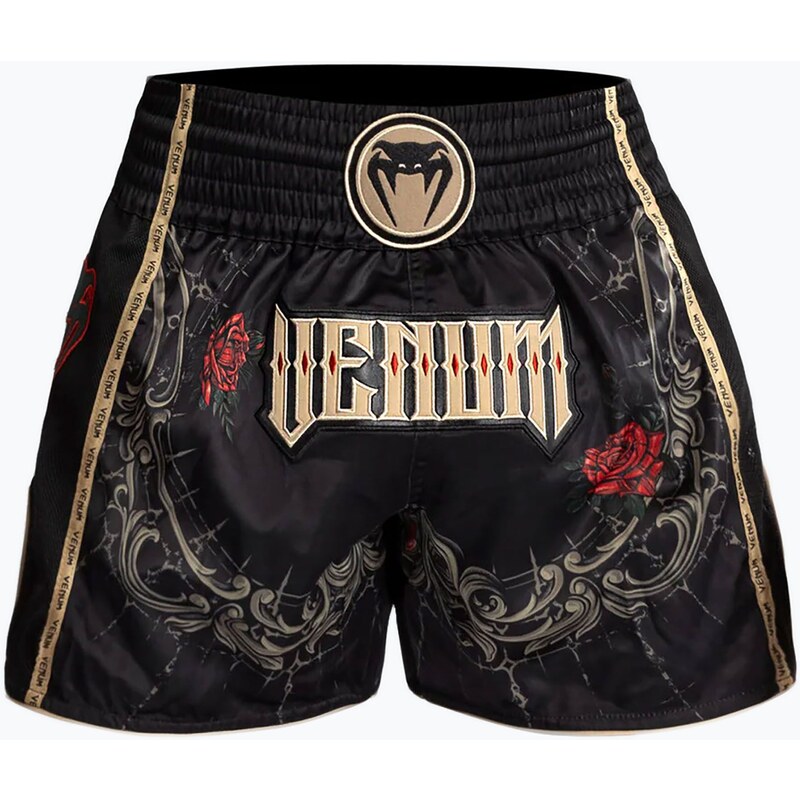 Pánské šortky Venum Santa Muerte 5.0 Muay Thai Shorts deep black