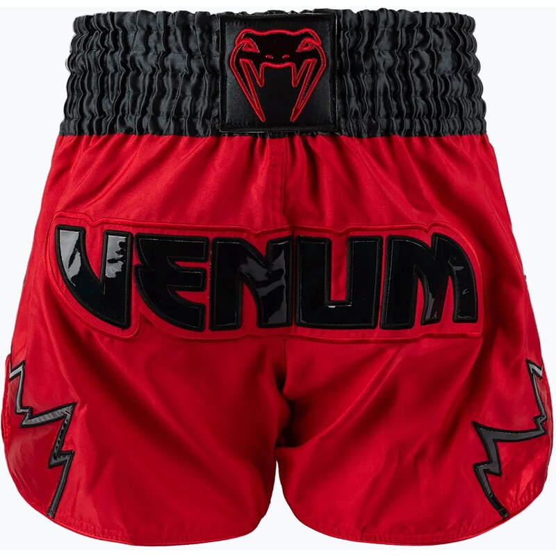 Pánské tréninkové šortky Venum Inferno Muay Thai red/charcol