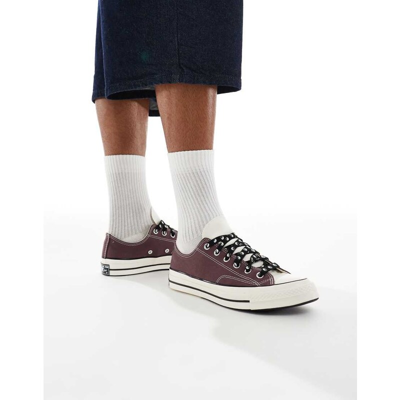 Converse Chuck 70 Ox trainers in burgundy-Red