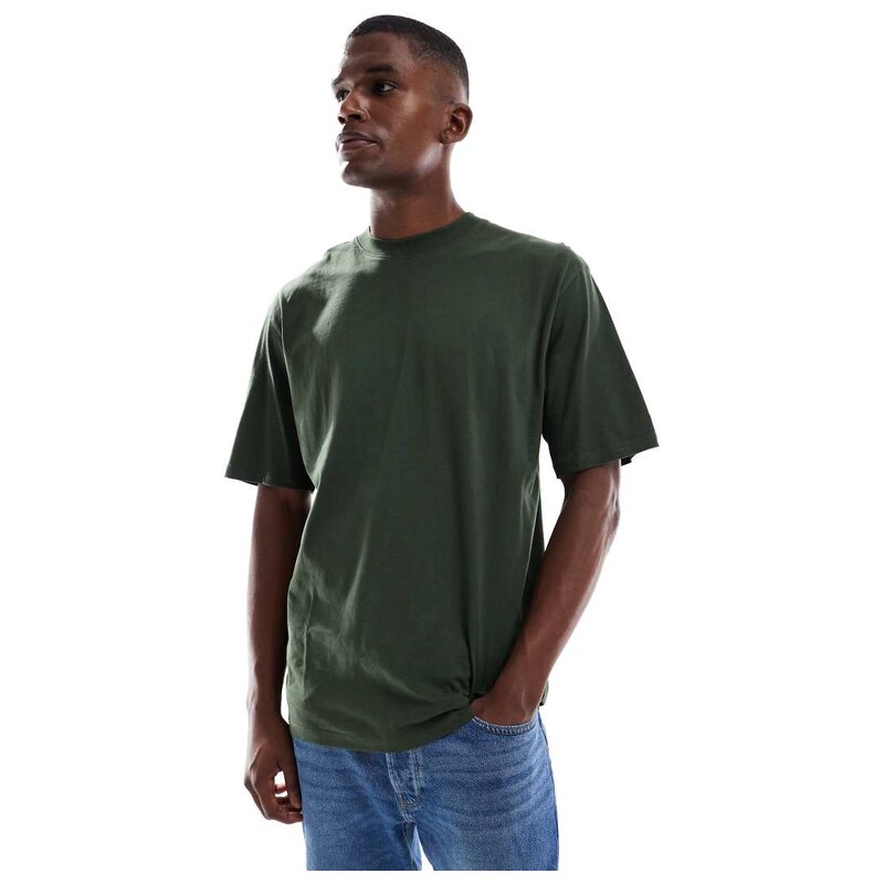 Jack & Jones oversized t-shirt in green