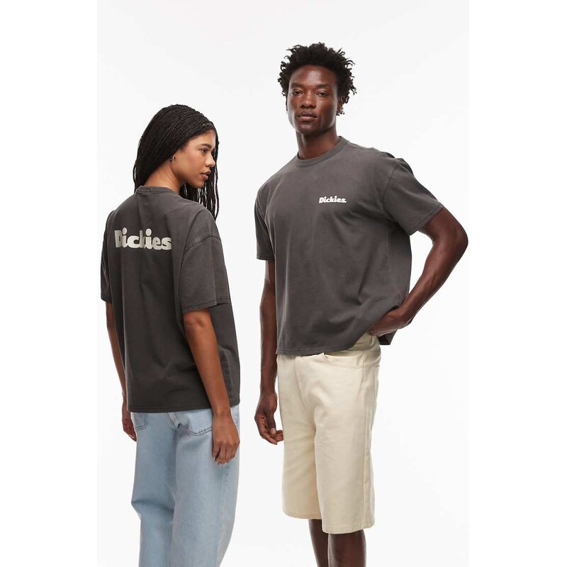 Dickies slayden large logo heavyweight backprint t-shirt in