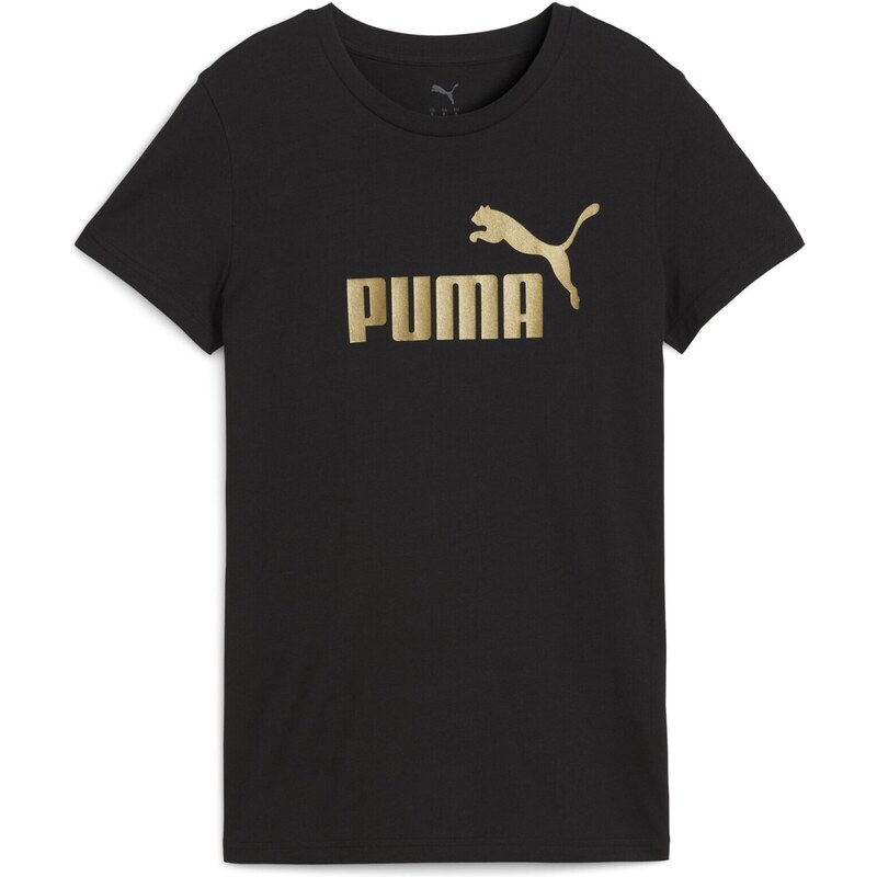 PUMA Funkční tričko Ess No. 1 zlatá / černá