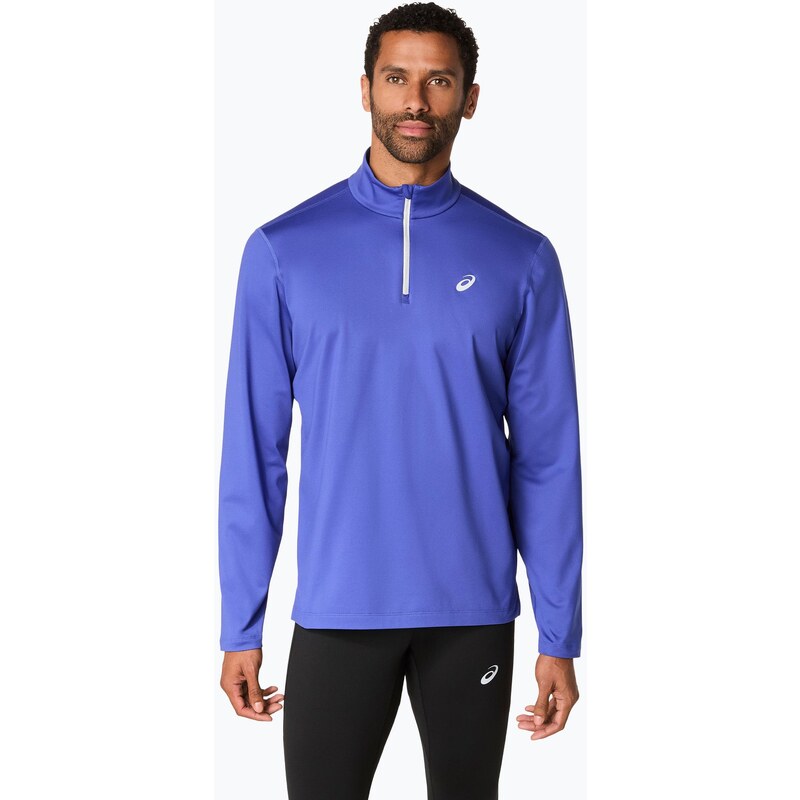 Pánská běžecká mikina ASICS Core Half Zip Winter dark cobalt