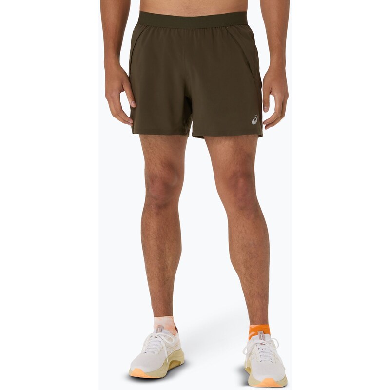 Pánské běžecké šortky ASICS Road 5IN brown stone