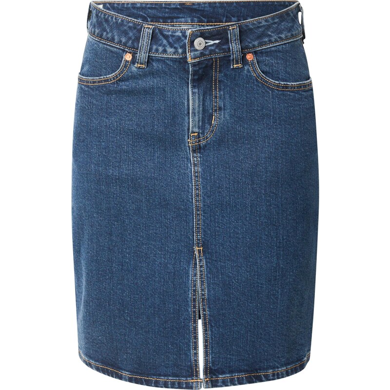 LEVI'S  Sukně 'Low Midi Skirt' modrá džínovina