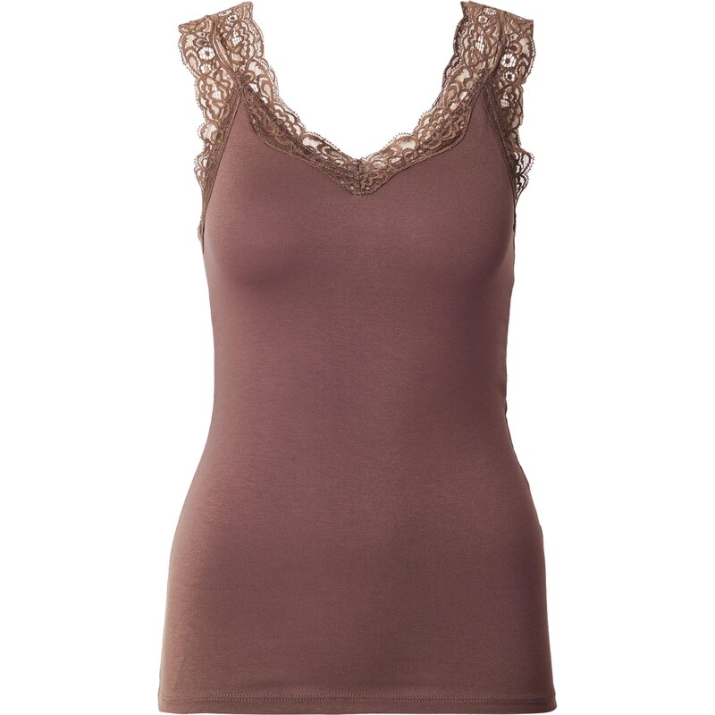 PIECES Top PCBARBERA čokoládová 107428730