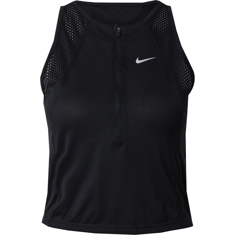 NIKE Sportovní top světle šedá / černá 109426620