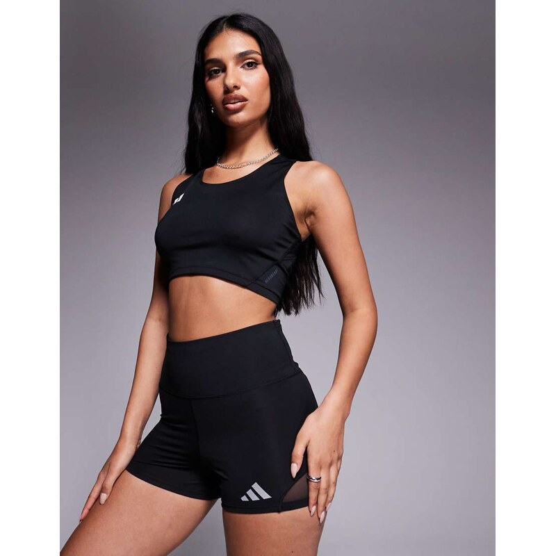 adidas performance adidas Running adi365 legging 5 shorts in black 107408752
