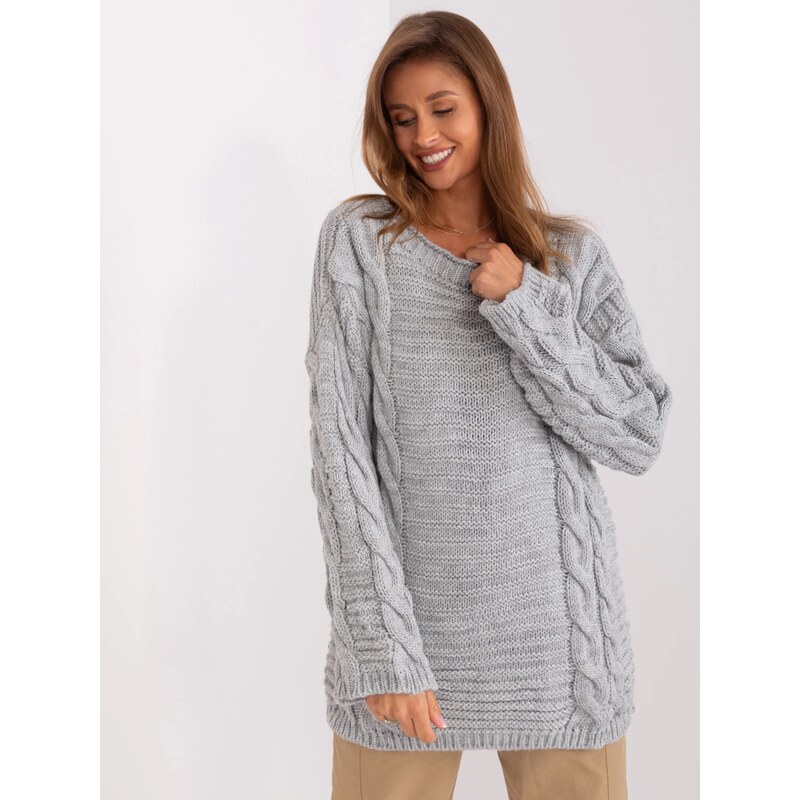 FPrice BA SW 8047 jumper.92P šedá
