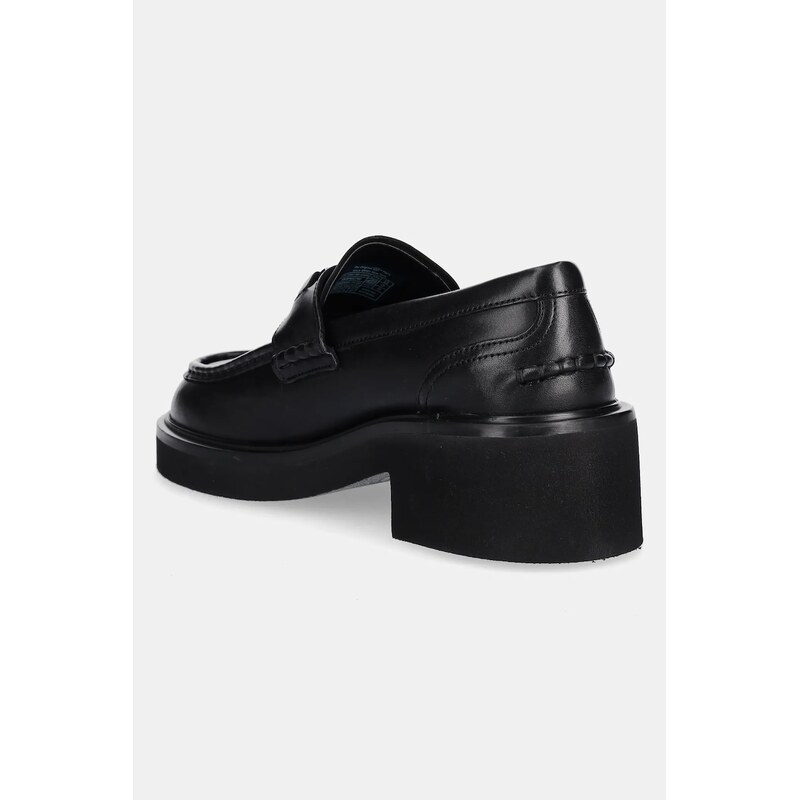 Kožené mokasíny Tommy Jeans TJW CHUNKY HEEL LOAFER