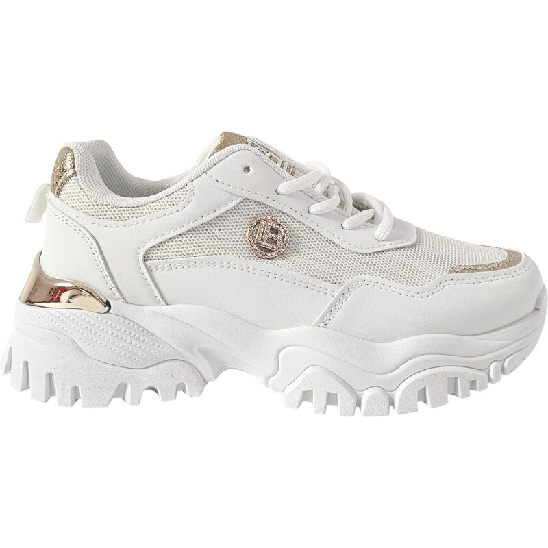 Bíle chunky tenisky Laura Biagiotti ST Calf White 107418140